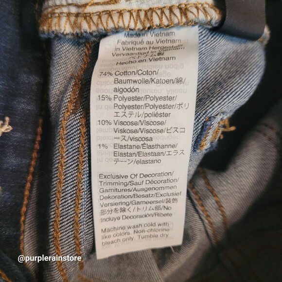 Madewell Jeans 28 Skinny 9" High Rise Creston Wash J4624 Tummy Control Stretch - Picture 6 of 13